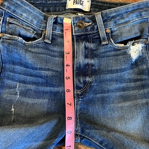Paige Hoxton Ultra‎ Skinny Distressed Jeans - Picture 9 of 10
